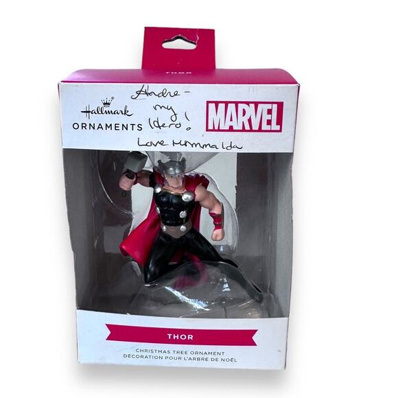 Hallmark Ornaments Thor Marvel Series Super Heros Christmas Tree In Package - Picture 2 of 7
